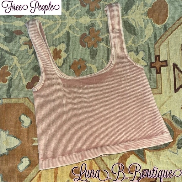 🆕⚡️Free People⚡️Happiness Runs Square Neck Crop Top⚡️ - Picture 4 of 4